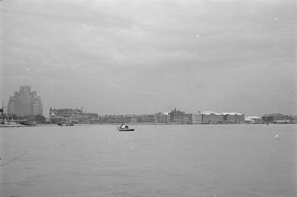 Hongkew Bund and Whangpoo River, Shanghai