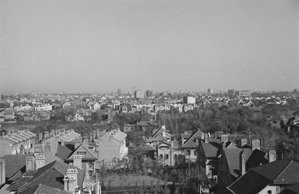 Shanghai, viewed from West Park Mansions (西园公寓)