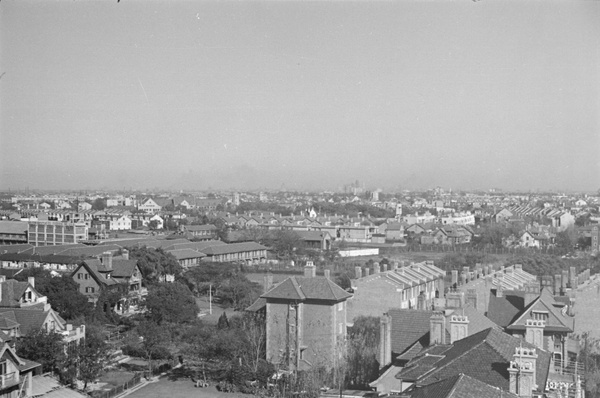 Shanghai, viewed from West Park Mansions (西园公寓)