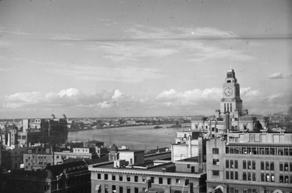 Custom House, Whangpoo River and Pootung, Shanghai