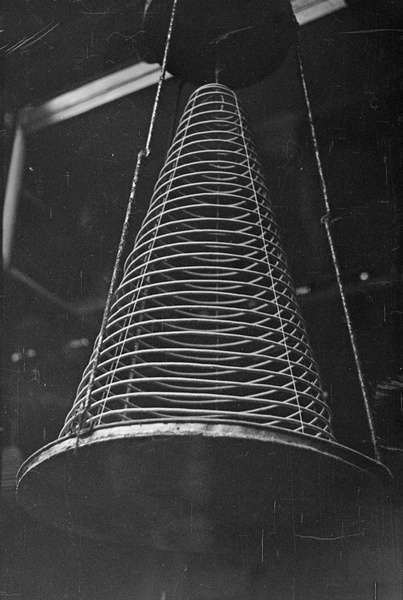 Incense coil in a temple