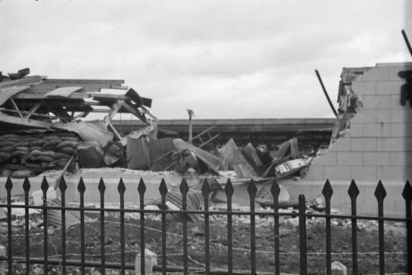 Bomb damage, North Railway Station, Shanghai