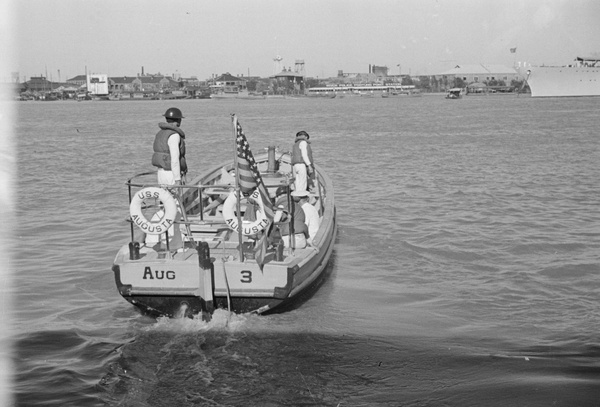 Tender from USS Augusta, River Whangpoo, Shanghai
