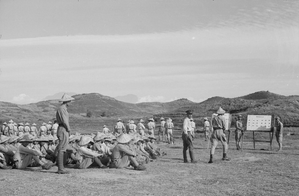 Soldiers on a training exercise