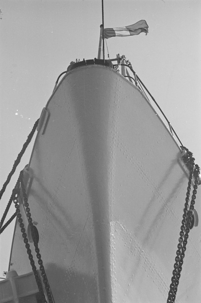 Bow of a French ship, Shanghai
