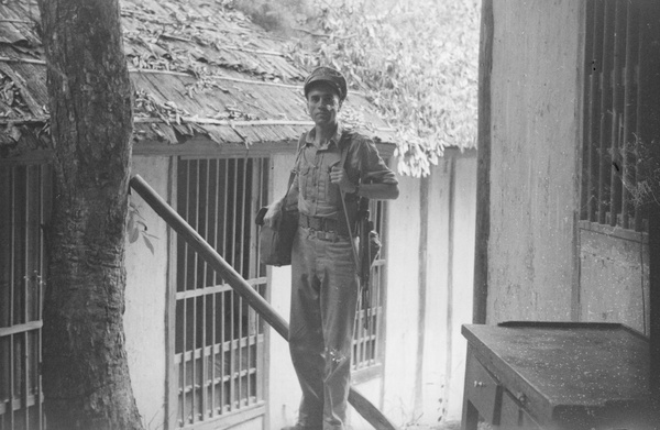 Malcolm Rosholt, at East China intelligence liaison station