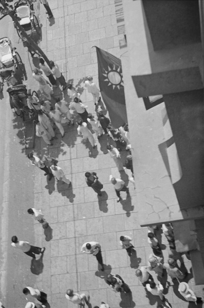 'Blood Alley', viewed from above, Shanghai