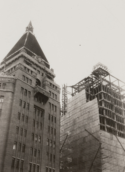 Bank of China under construction, Bund, Shanghai