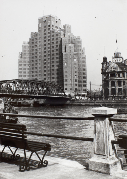 Garden Bridge, Broadway Mansions and the Russian Consulate, Shanghai