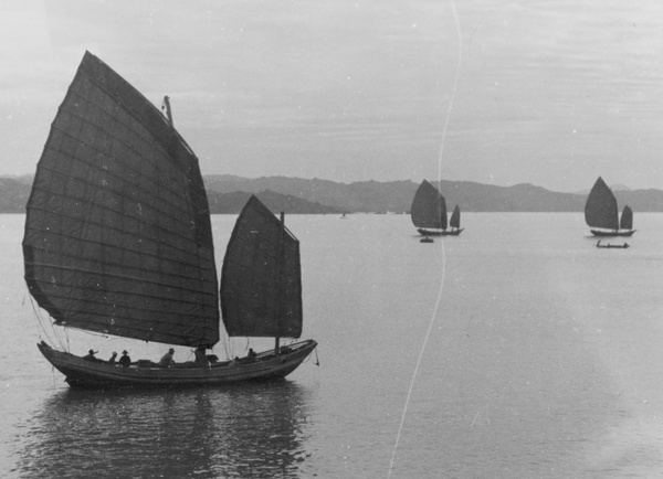 Junks in Swatow harbour