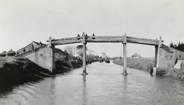 Footbridge with steps