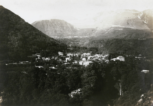 Buildings in a valley