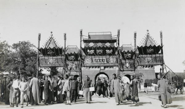 Celebrating the abdication of the last Emperor, Peking, 1912