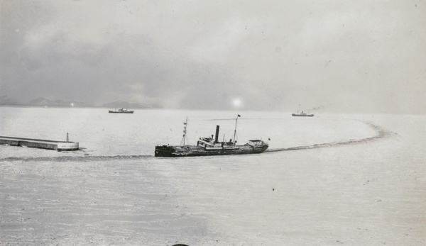 Steamship listing, Chefoo harbour