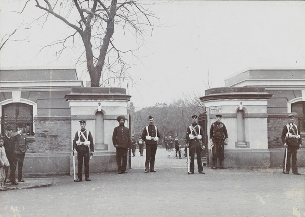 Main entrance to British Consulate compound, The Bund, Shanghai