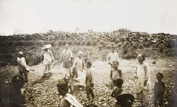 Group by a riverbank