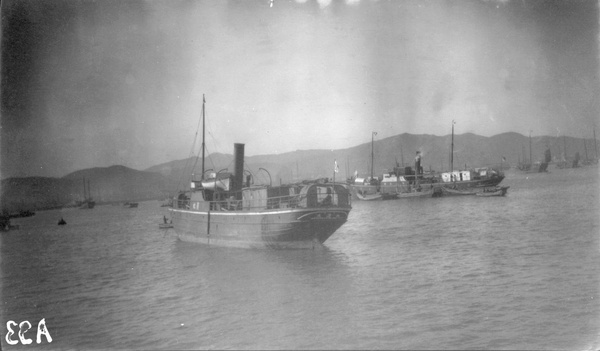 Two small Japanese passenger steamers, Chefoo