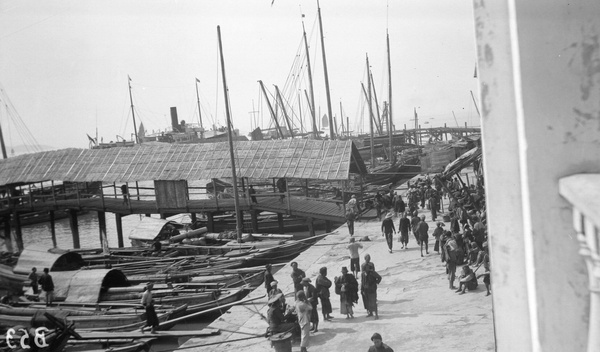 Wharf from Butterfield and Swire office, Swatow