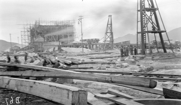 Constructing dockyard, Hong Kong