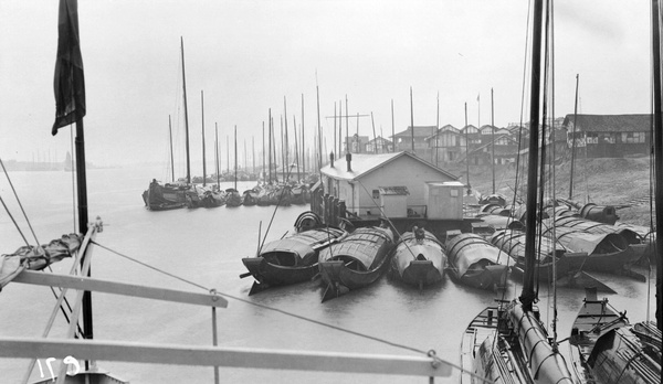 Junks on Siang River, Siangtan (湘潭)