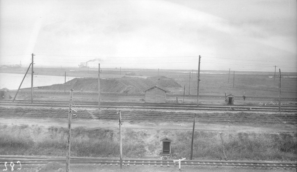 Railways at docks, Japan