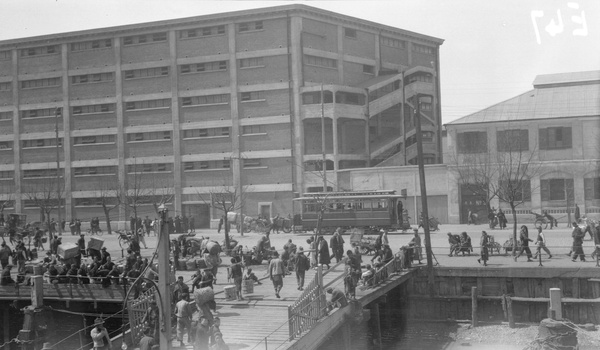 Butterfield and Swire warehouse on the French Bund, Shanghai