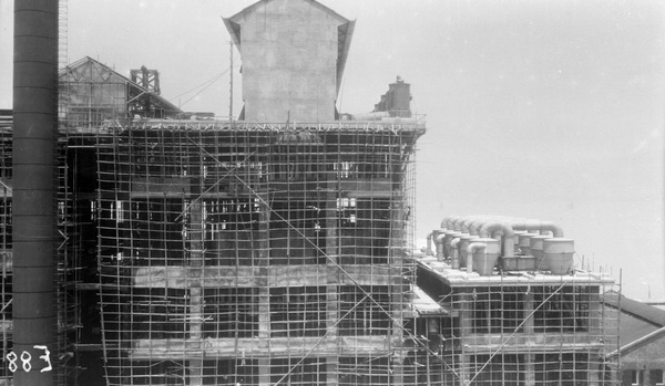 Costruction at Taikoo Sugar Refinery, Hong Kong