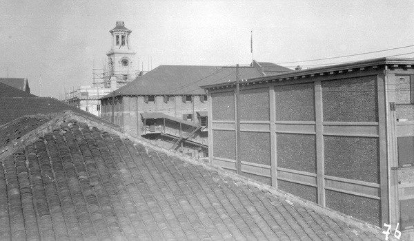 Warehouses behind the Custom House, Hankow