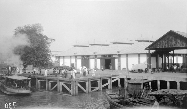 Wharf in Bangkok, Thailand