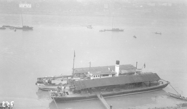 River steamer and hulk, Chungking