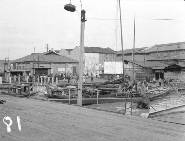 A quayside in Watung, Shanghai