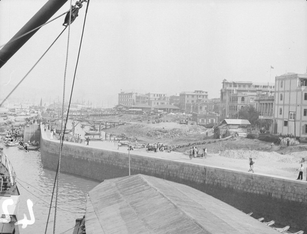 Amoy new bund being built