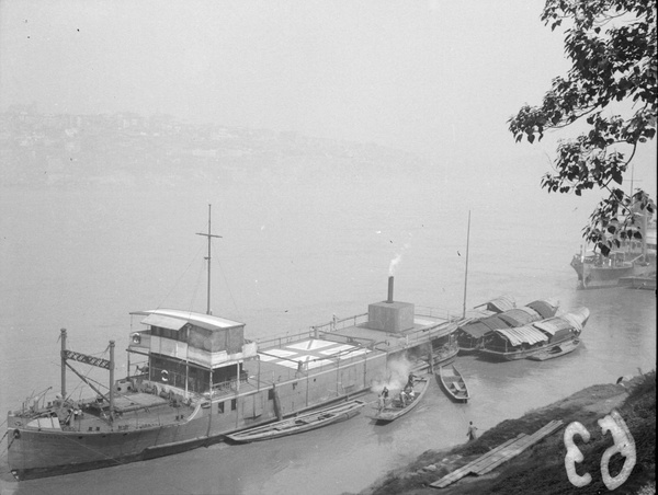 Boats in Chungking 1940