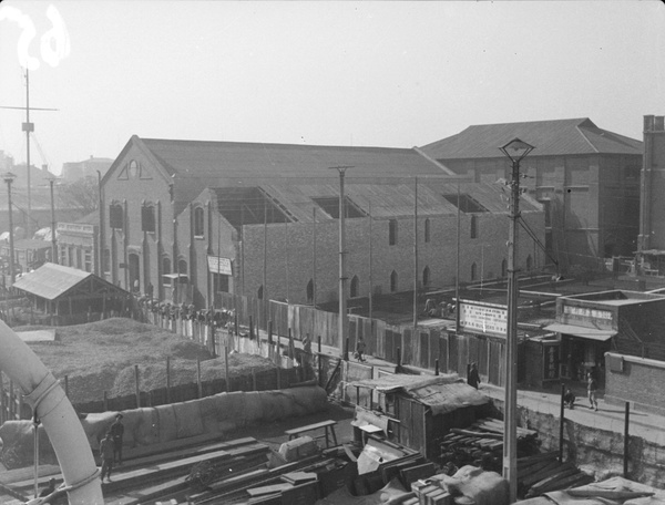 Back yard in Tientsin