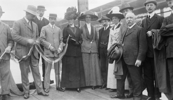 Launch of the SS 'Circe', Hong Kong