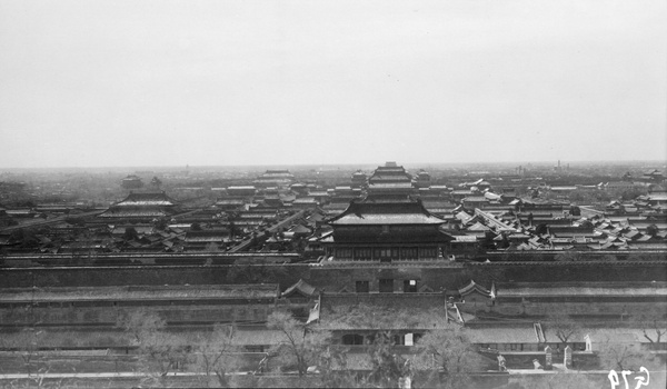 View from Coal Hill, Peking