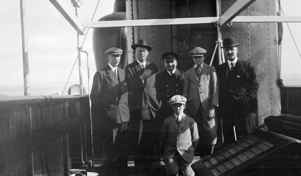 Group on the 'Newchwang', Greenock, Scotland