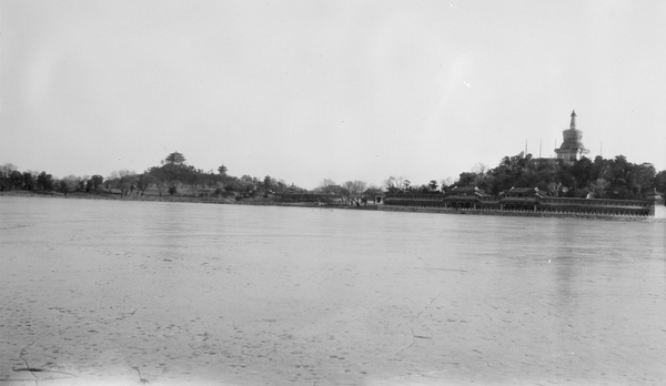 The White Dagoba and Beihai Park, Peking, 1923