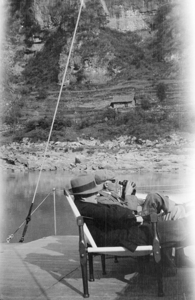 John Kidston Swire in the Yangtze Gorges, 1920