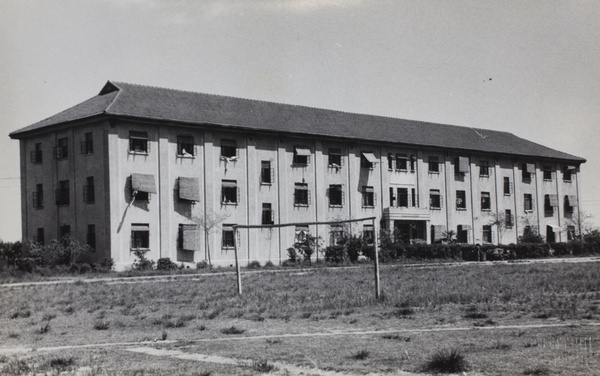 Block D and football field, Lunghua Civilian Assembly Centre, Shanghai