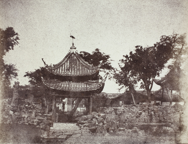 Pavilions in the Yuyuan Garden (Tea Gardens), Chinese City, Shanghai