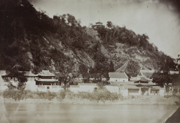 Jiaoshan 焦山 (Silver Island) and the Yangtze River, near Zhenjiang