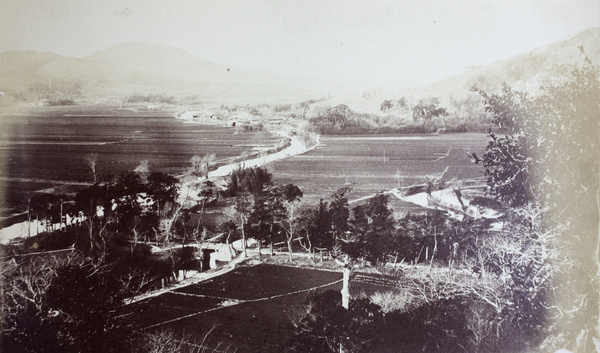 View from Grove Hill (細林山), looking towards Cunningham's, near Shanghai