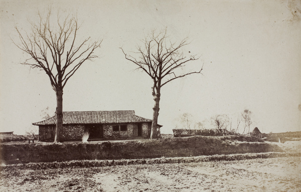 Farm building near Yakee-tung in Soochow Creek, Shanghai