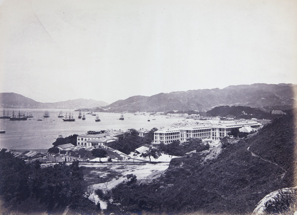Victoria Barracks, viewed from Scandal Point, Hong Kong