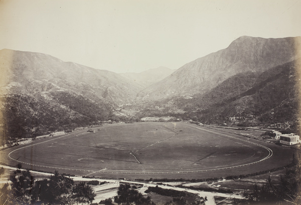 Happy Valley Racecourse, viewed from Morrison's Hill, Hong Kong