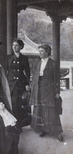 Two women at the Summer Palace, Beijing