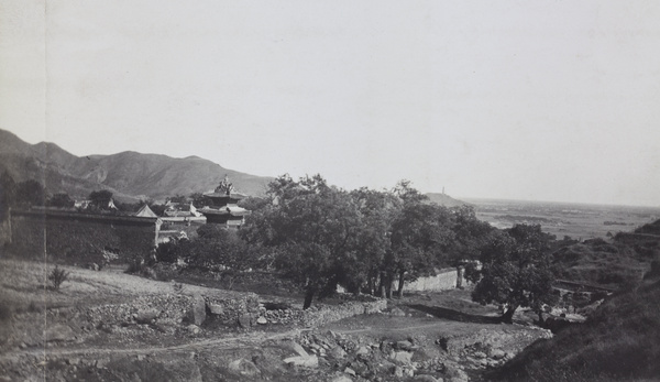 Part of the Temple of Azure Clouds, Western Hills, Peking