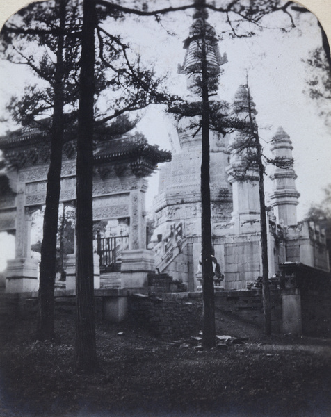 Marble stupa, Yellow Temple, Huangsi, Peking