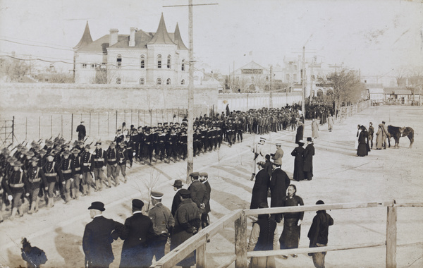 Patrol of the Legation Guards, Legation Street, Beijing, 1912